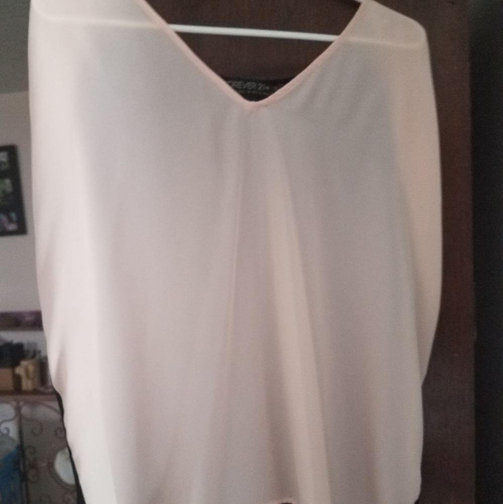 Peach blouse